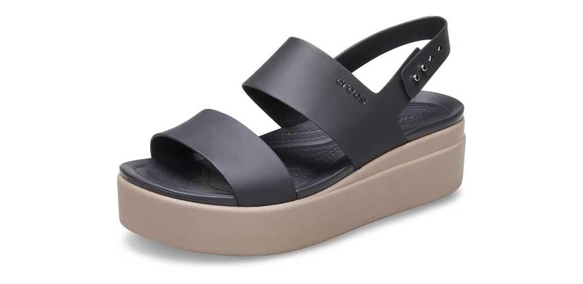 Crocs Women's Brooklyn Low Wedges, Platform Sandals