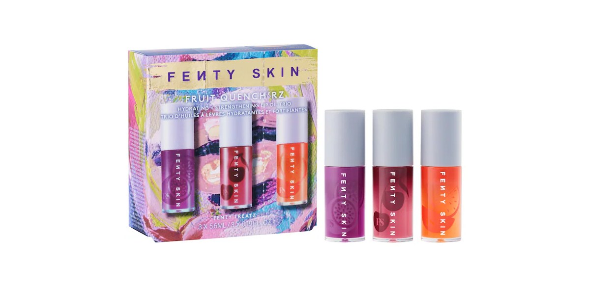 Fenty Skin Fruit Quench'rz Hydrating + Strengthening Lip Oil Trio