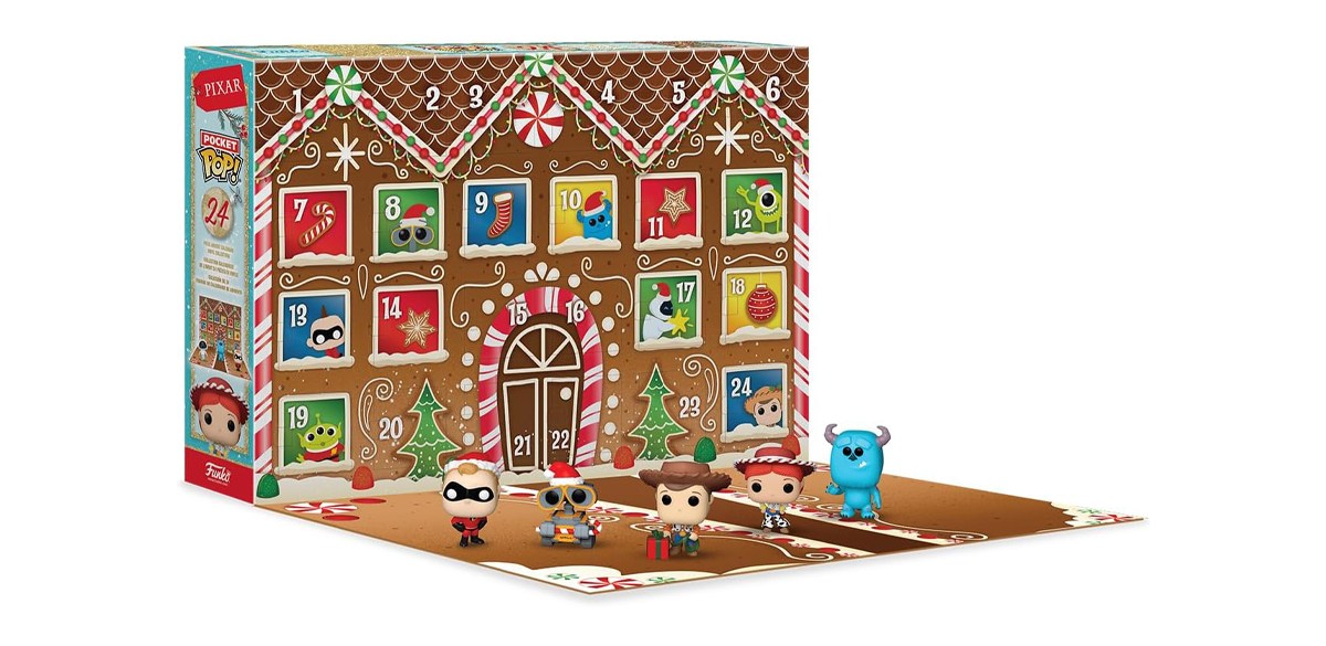 Funko Pop Advent Calendar Pixar 2024, 24 Pocket Pop Vinyl Figures