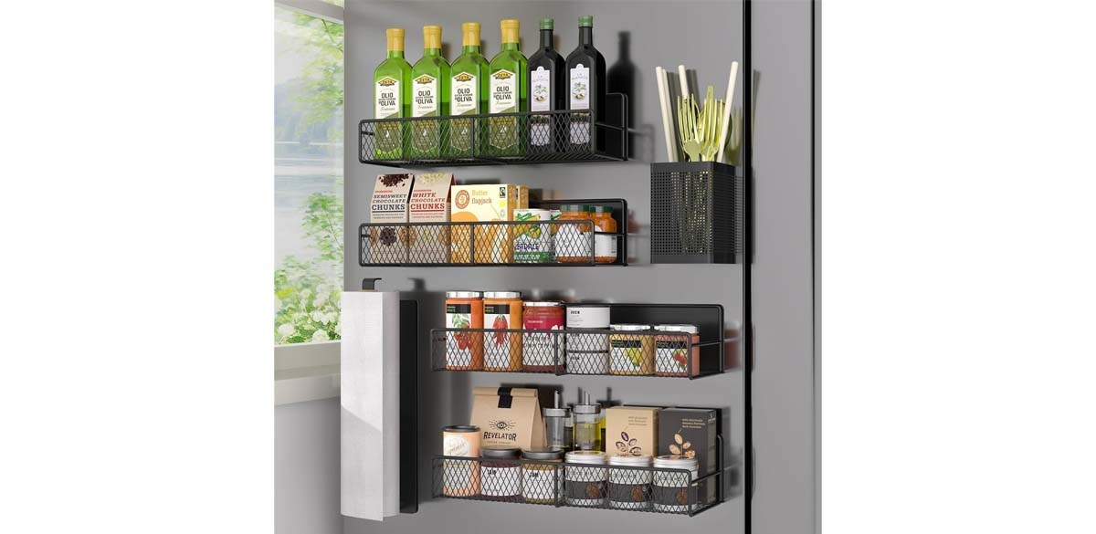 Magnetic Spice Rack for Refrigerator