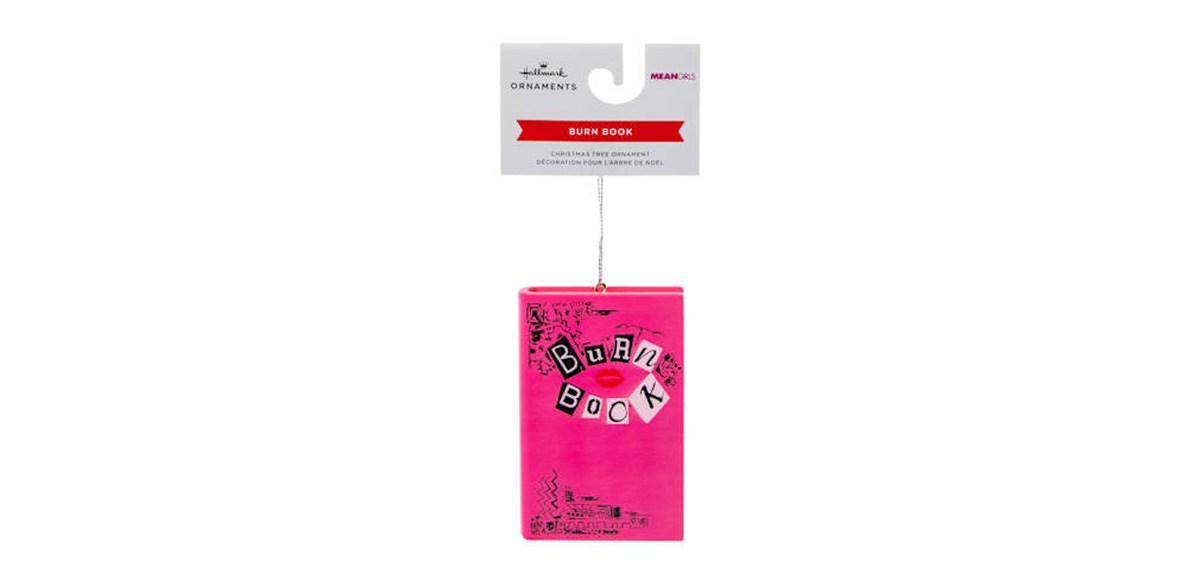 Mean Girls Burn Book Christmas Tree Ornament