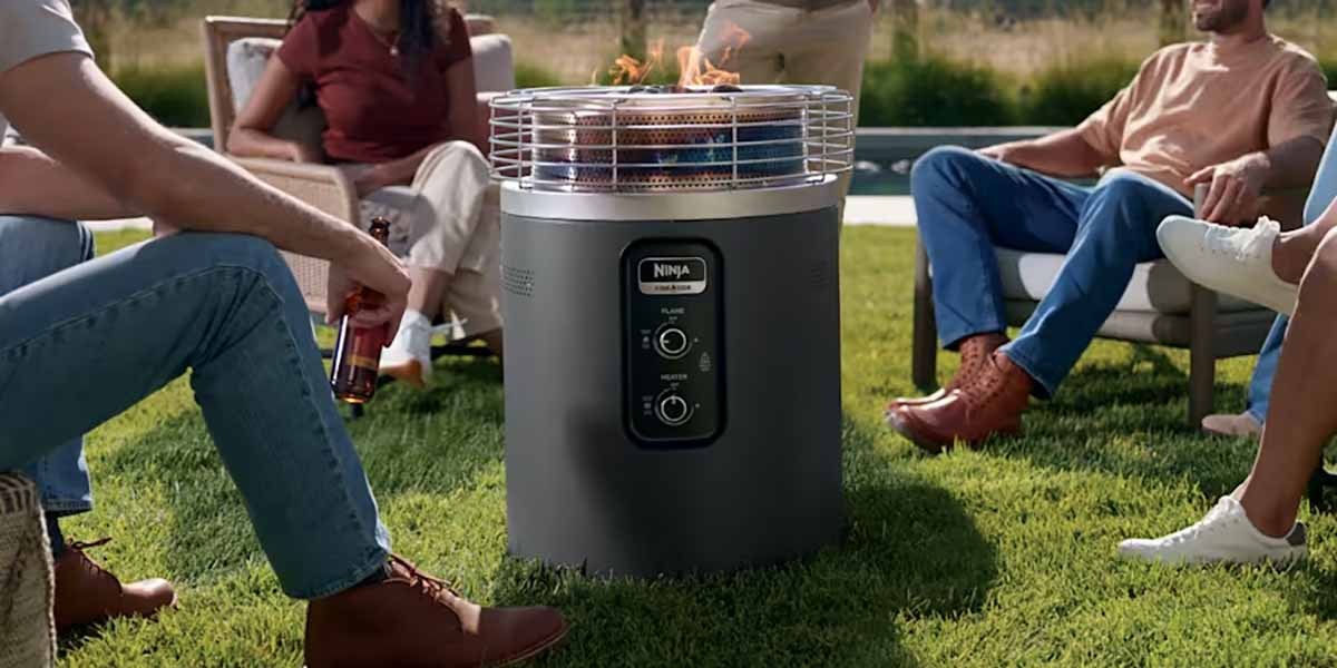 Ninja™ Fireside360™ Outdoor Propane Heater & Smokeless Fire Pit