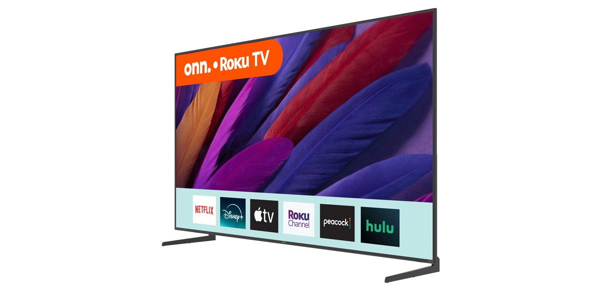 onn. 98 inch Class 4K UHD LED Roku Smart Television