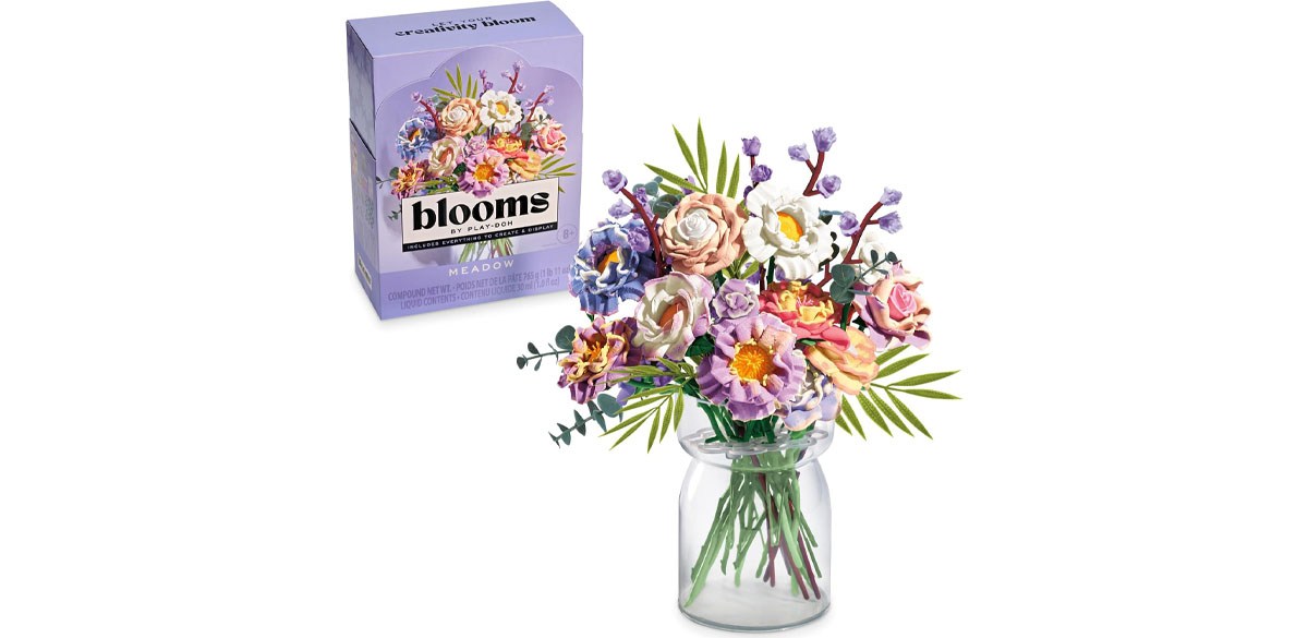 Play-Doh just released a line of adult flower sets that rival LEGO
