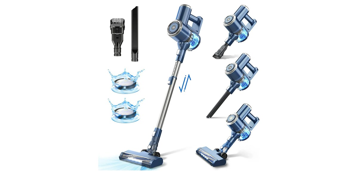 Prettycare Cordless Stick Vacuum Cleaner