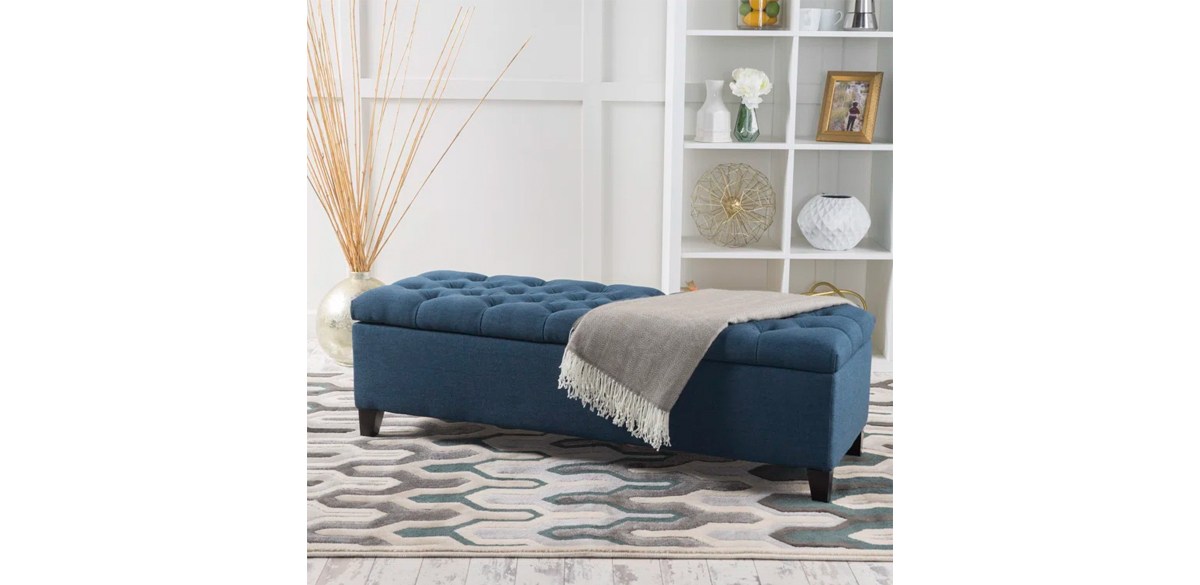 Red Barrel Studio Amalfi Upholstered Storage Bench