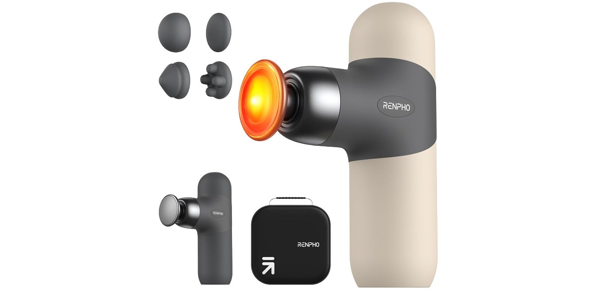 RENPHO Mini Thermal Massage Gun with Heat