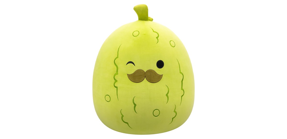 Squishmallows Original 24-Inch Charles Pickle with Mustache