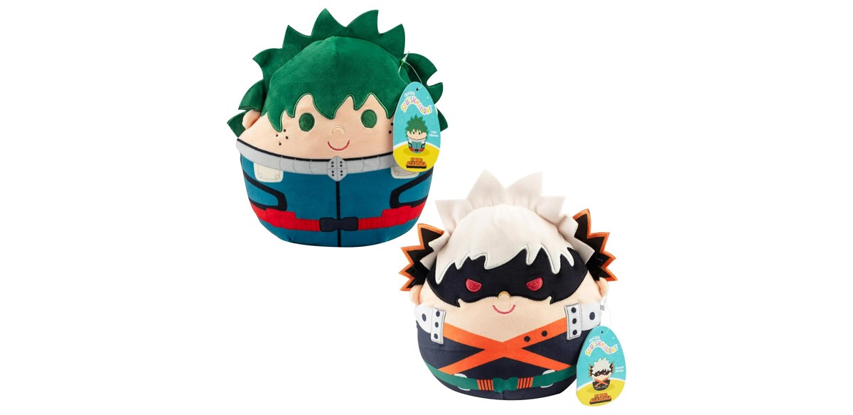 Squishmallows Original Izuku Midoriya & Katsuki Bakugo Set