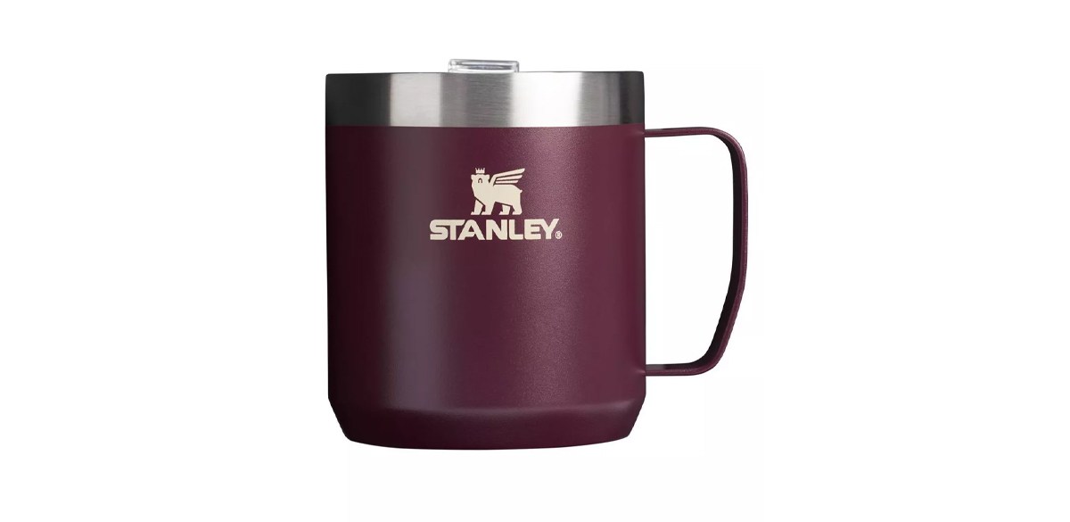 Stanley 12 oz Stainless Steel Classic Legendary Mug - Hearth & Hand with Magnolia Cabernet Red