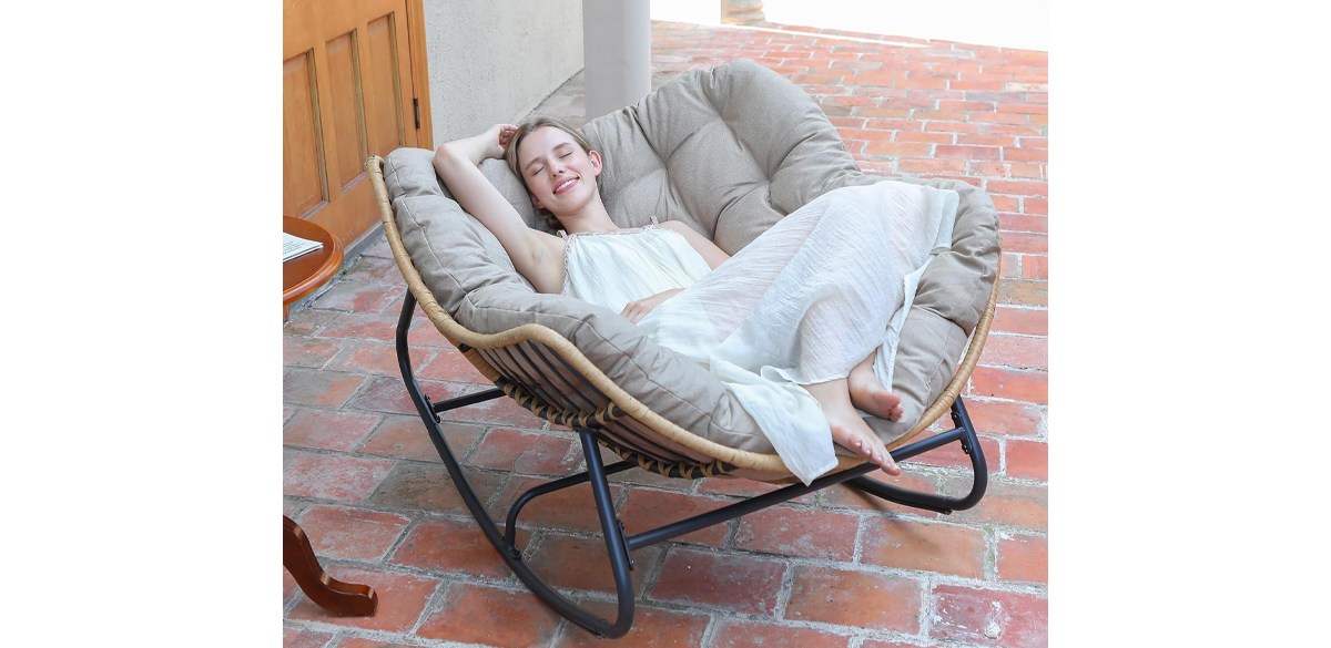 SWITTE Outdoor Rocking Chair