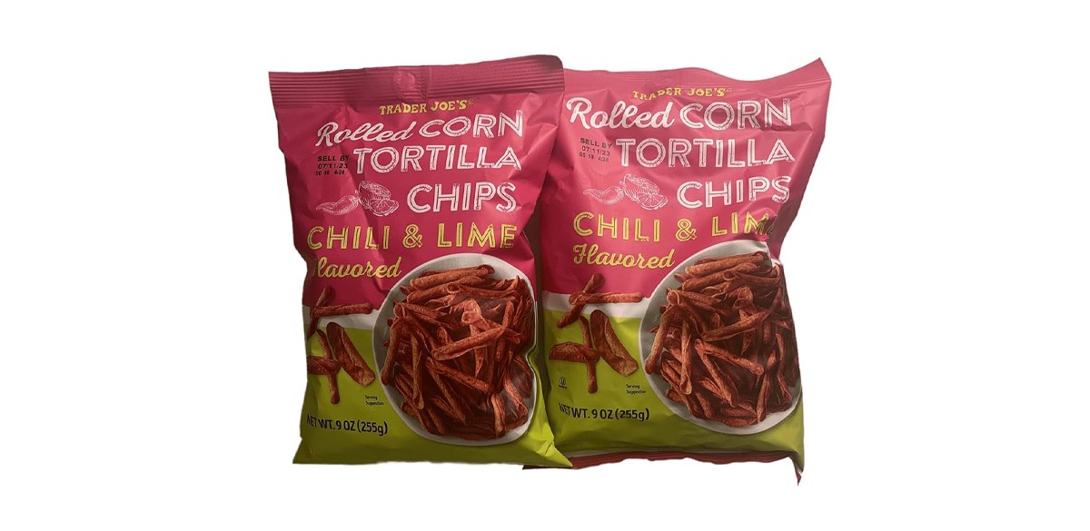 Trader Joe's Chili and Lime Flavored Rolled Corn Tortilla Chips