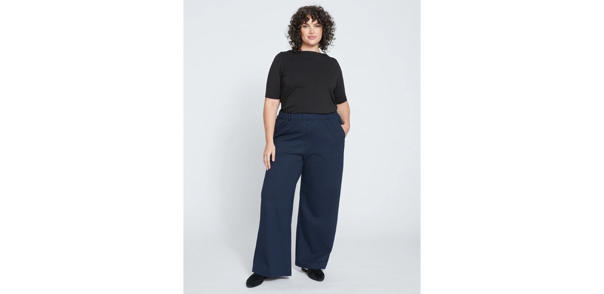 Universal Standard Stephanie Wide Leg Ponte Pants