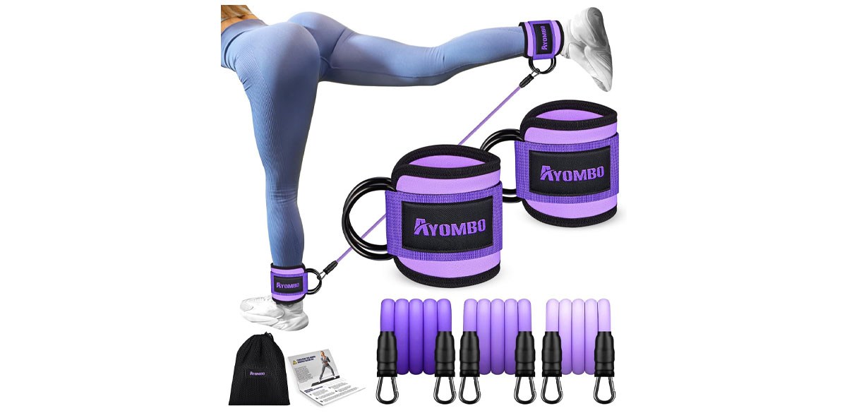 Ayombo Ankle Resistance Bands with Cuffs