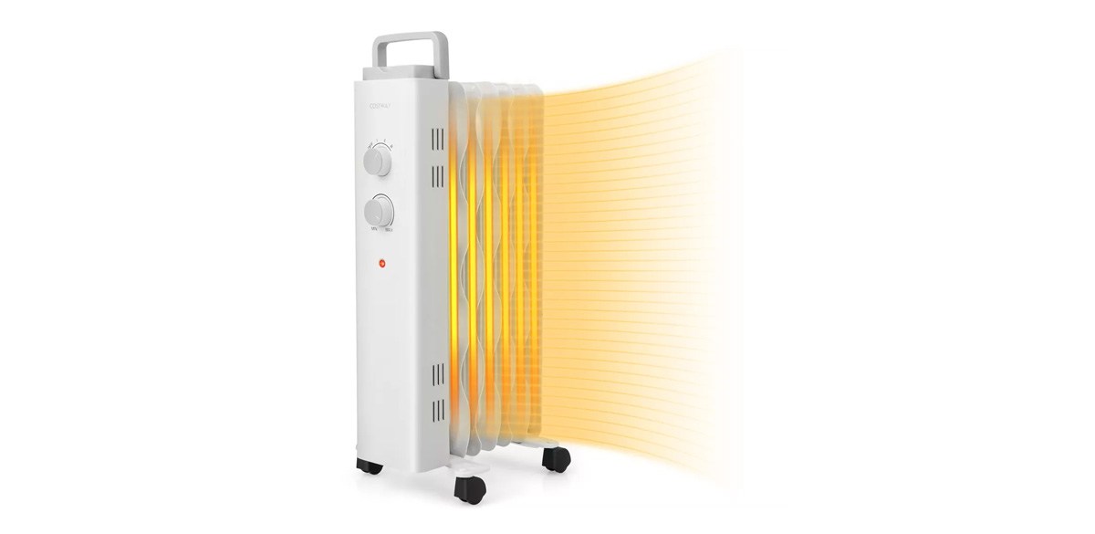 Costway 1500W Oil Filled Space Heater