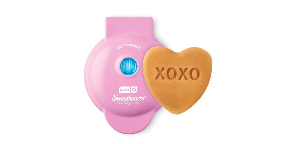 Dash x Sweethearts XOXO Mini Waffle Maker