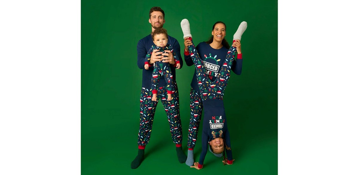 Holiday Time Forced Family Fun Family Pajamas