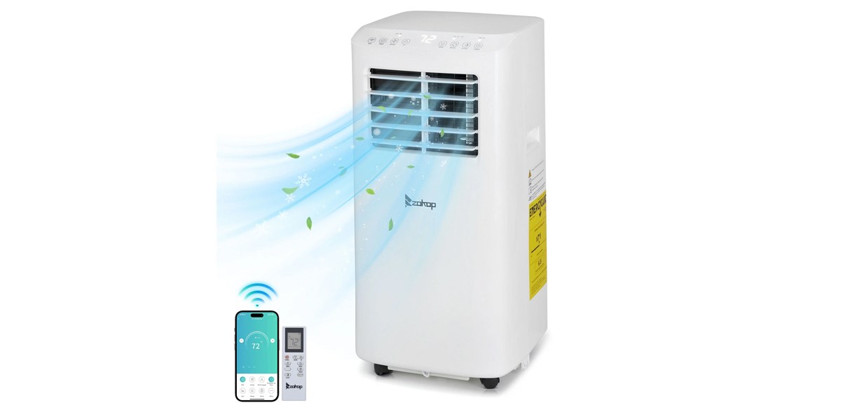 Ktaxon Smart WiFi Enabled 5100 BTU Portable Air Conditioner & Dehumidifier