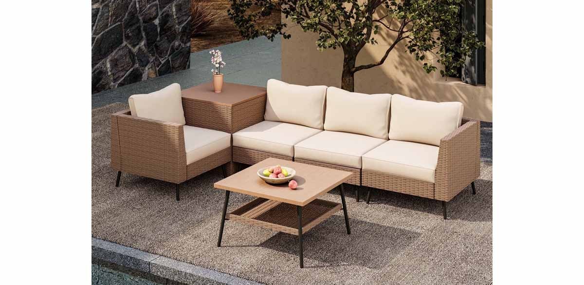 LAUSAINT HOME 6-Piece Patio Furniture Set