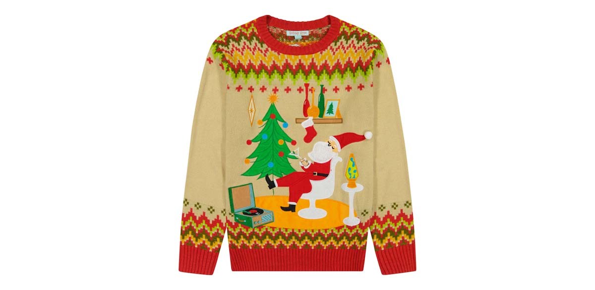 Lounge Santa Holiday Sweater