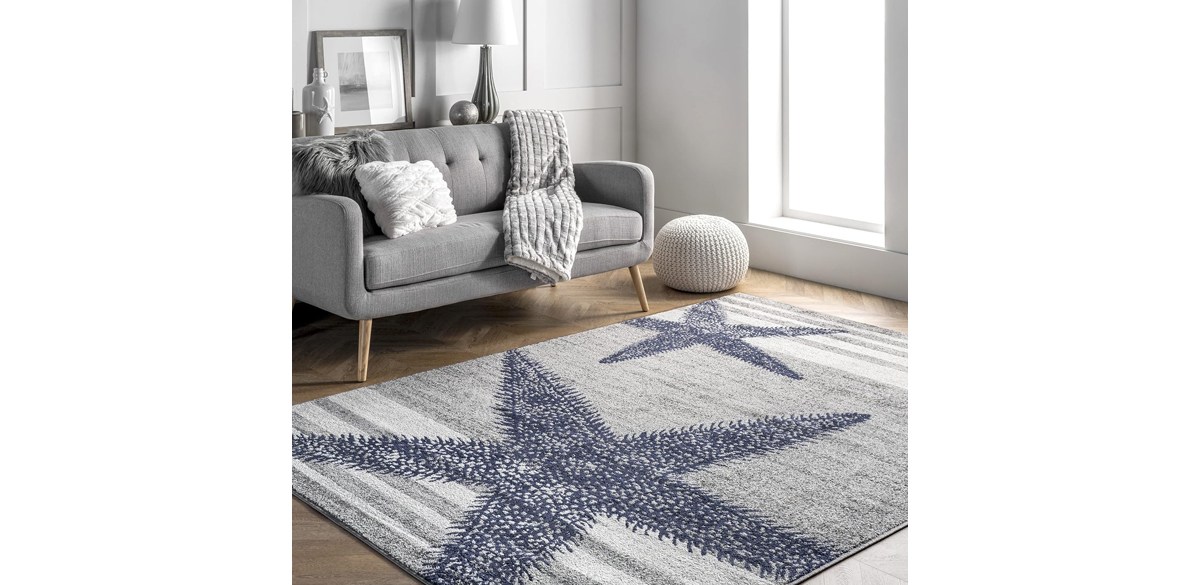 NuLoom Thomas Paul Starfish and Striped Area Rug