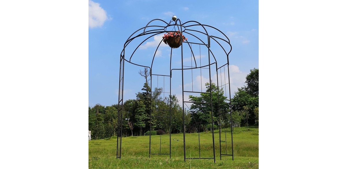 OUTOUR French Style Birdcage Shape Heavy Duty Gazebo