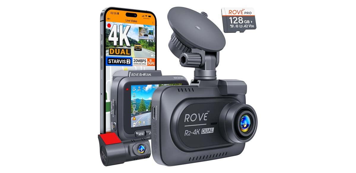 Rove R2-4K Dual Dash Cam