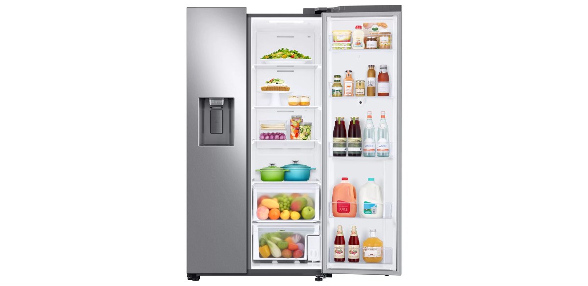 Samsung Family Hub Side-by-Side Refrigerator with Touch Screen