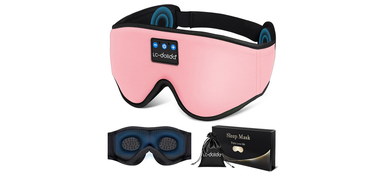 Sleep Mask with Bluetooth Headphones