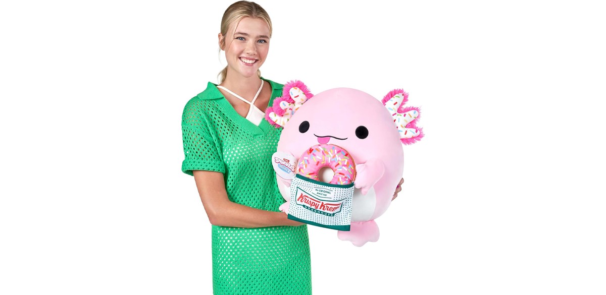 Snackles Series 2 Axolotl & Krispy Kreme 16-Inch Plush