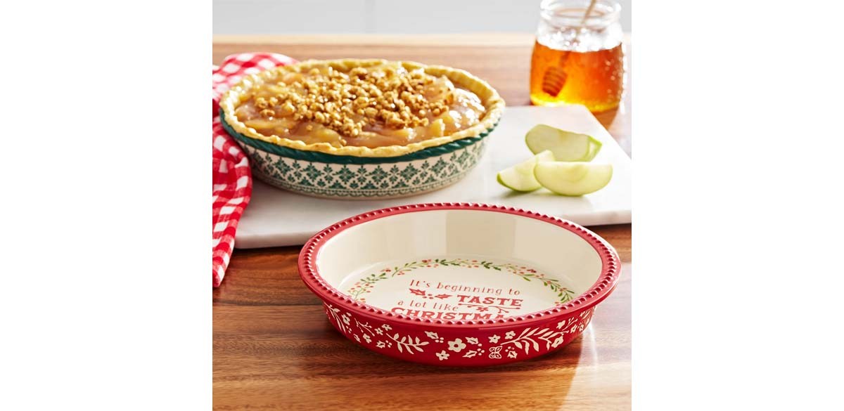 The Pioneer Woman Merry Meadow Ceramic 2-Piece Pie Pans