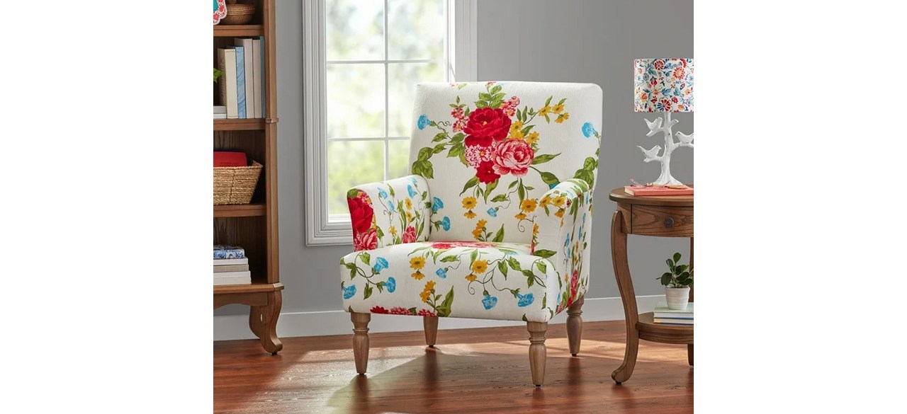 The Pioneer Woman Sweet Rose High Rolled Arm Accent Chair