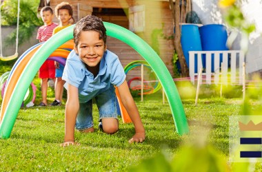 The best backyard ninja obstacle course