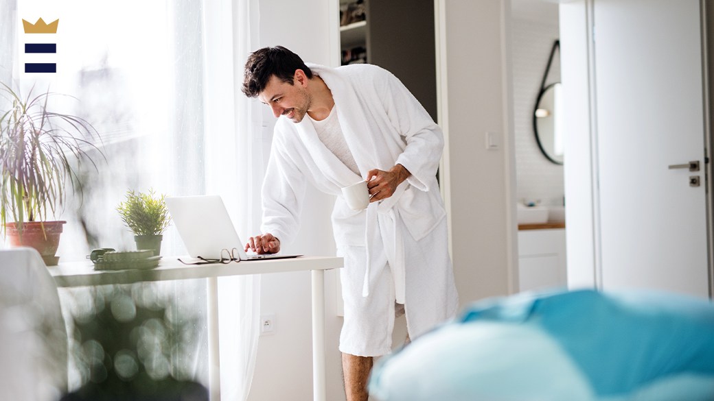 The best men’s fleece robe