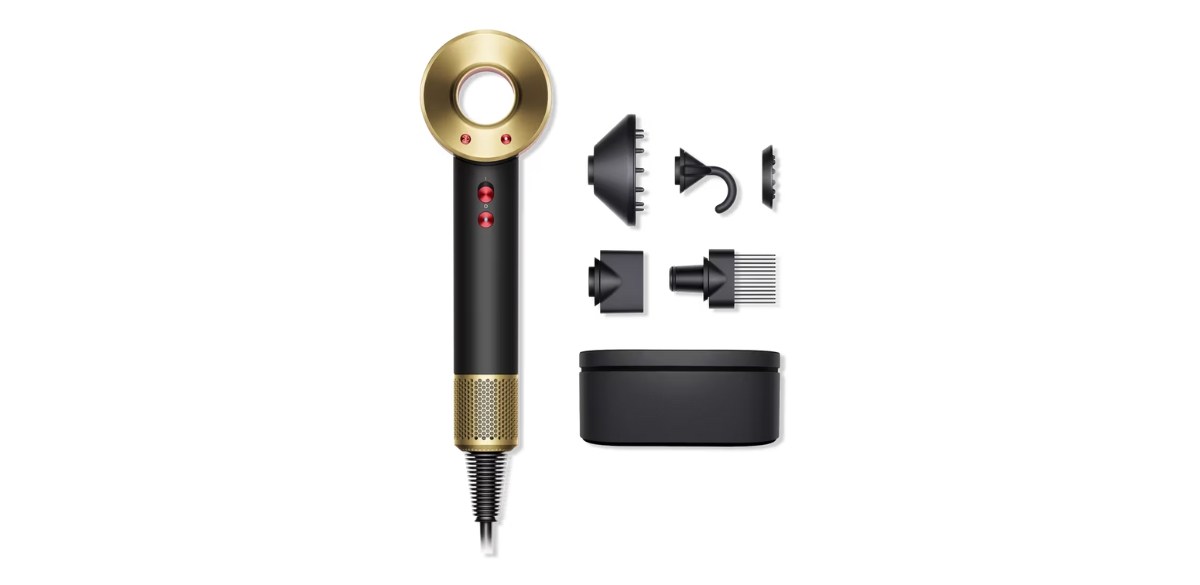 Dyson Supersonic Hair Dryer in Onyx Black and Gold