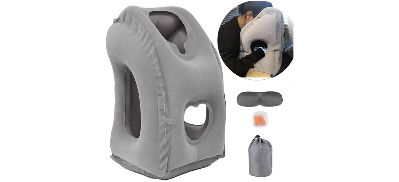 Inflatable Travel Air Pillow for Sleeping