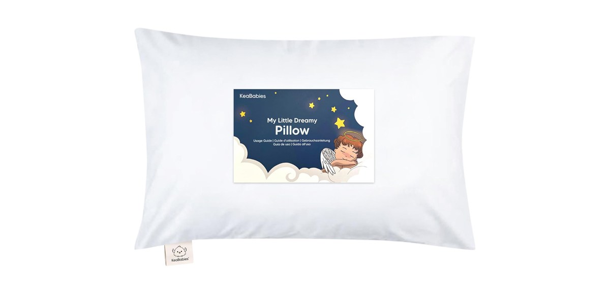 KeaBabies Toddler Pillow with Pillowcase
