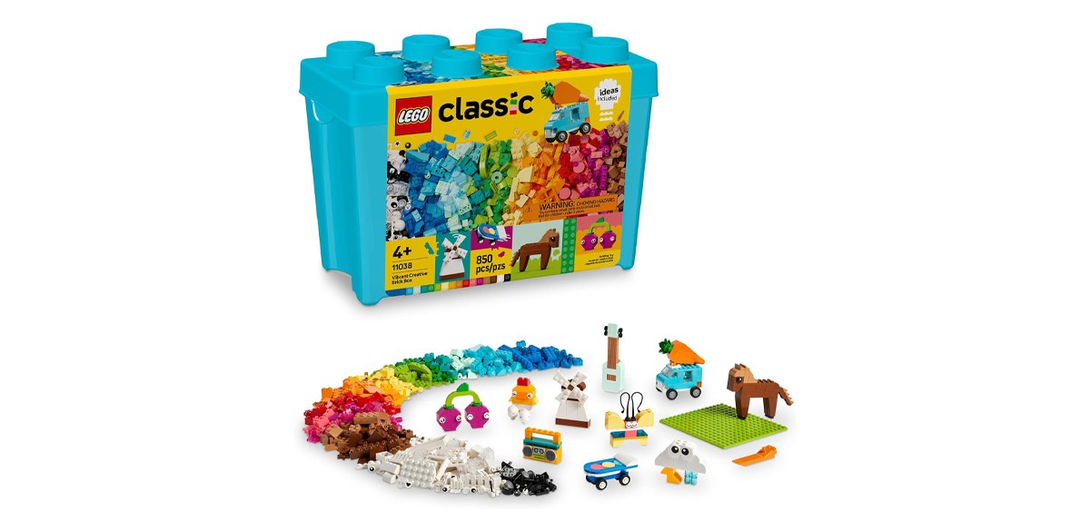 LEGO Classic Vibrant Creative Brick Box