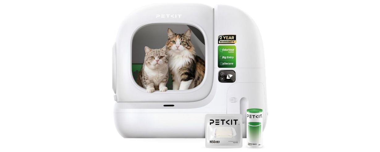 PETKIT Purobot max 3 Odor Free&amp;Leak Control, Self-Cleaning Cat Litter Box