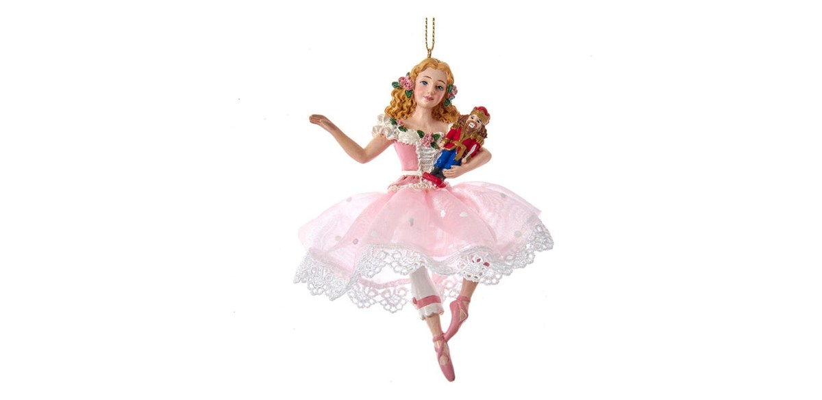 5 inch Clara with Nutcracker Prince Ornament