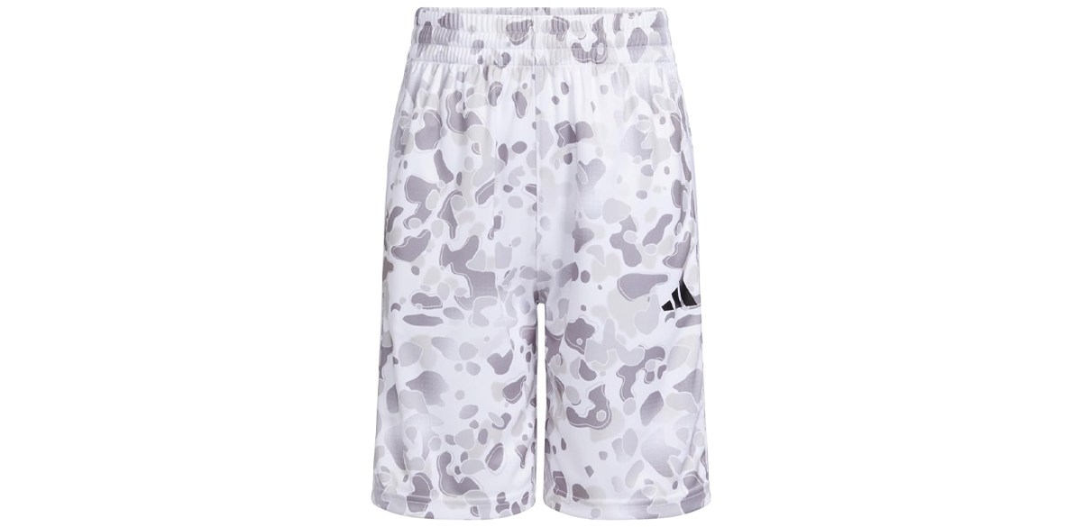 Adidas Boys' Toddler Aeroready Elastic Waistband Camo Shorts