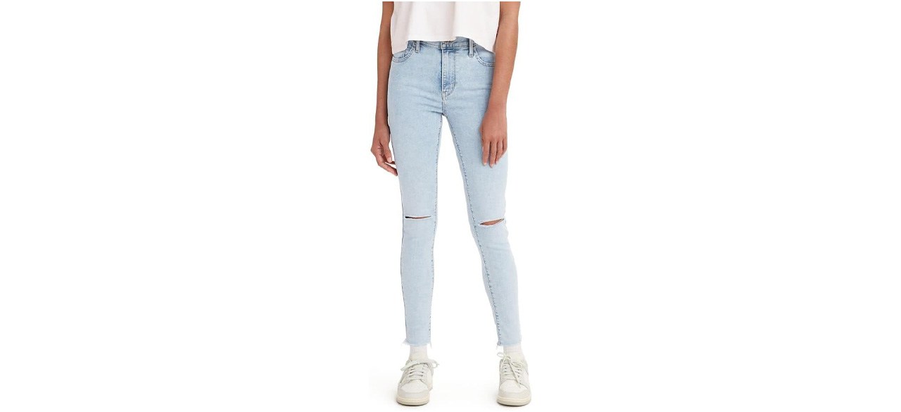 Levi's Women's 720 High Rise Super Skinny Jeans on white background