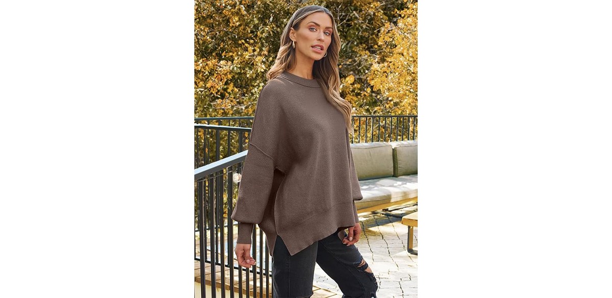 LILLUSORY Oversized Batwing Sweater