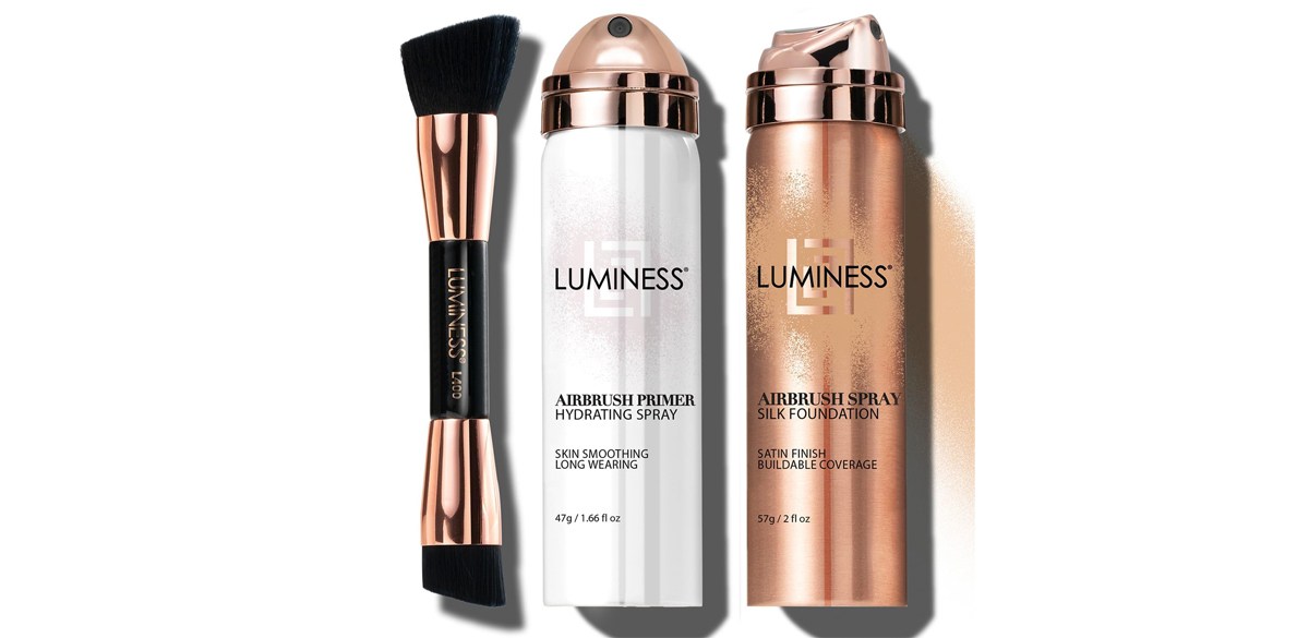 LUMINESS Silk Airbrush Spray Foundation Makeup Starter Kit