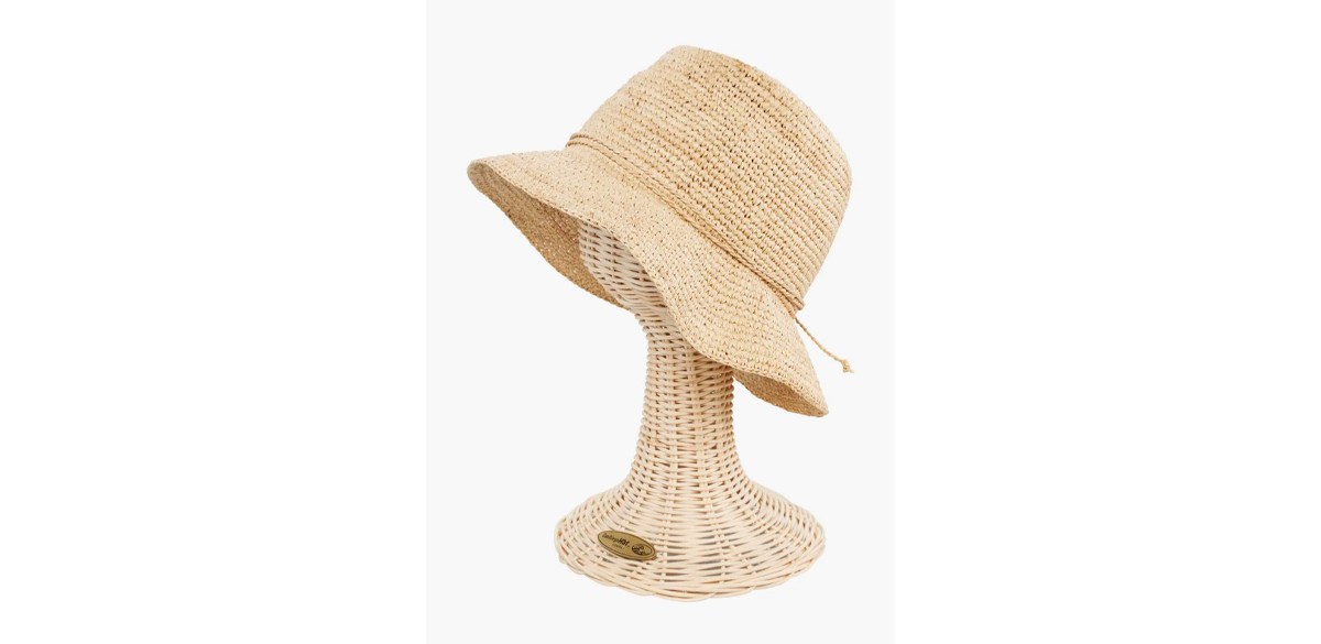 San Diego Hat Crochet Raffia Bucket Hat