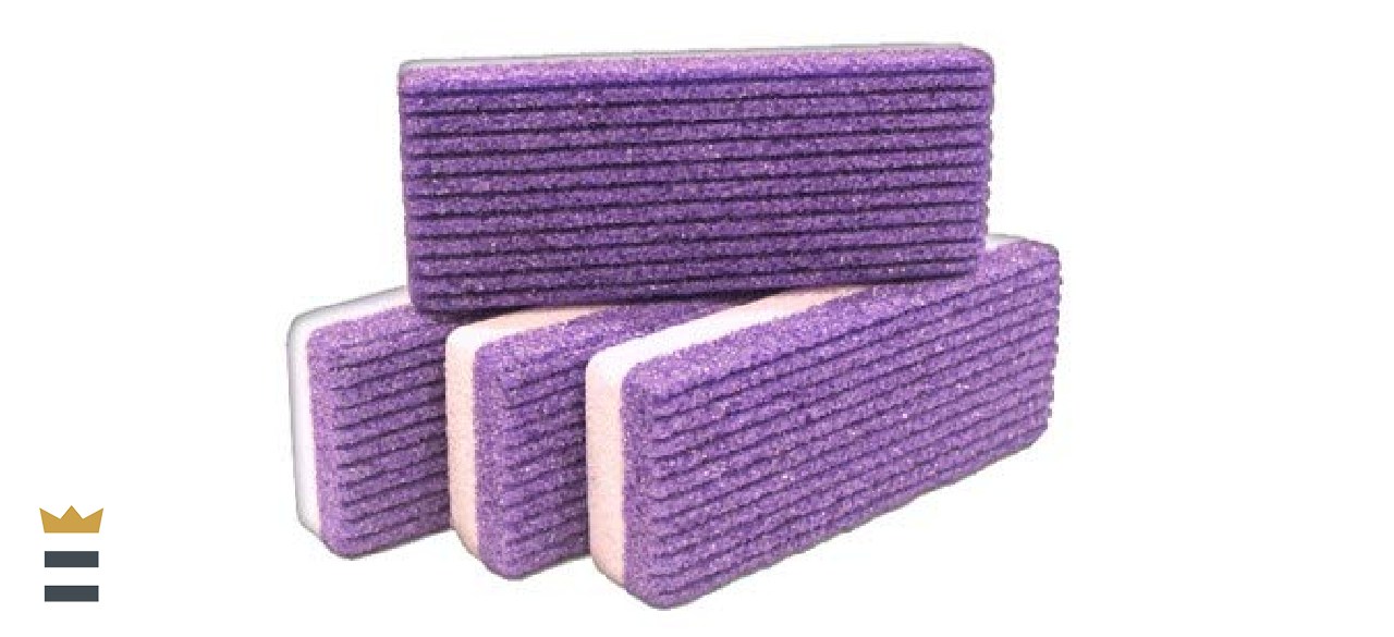 Love Natural Pumice Stone for Feet - Ultimate 2-in-1 Scrubber and  Professional Exfoliating Rock for Feet Hands Body Care - Pumice Stone for  Dead Skin & Callus Removal (Purple)