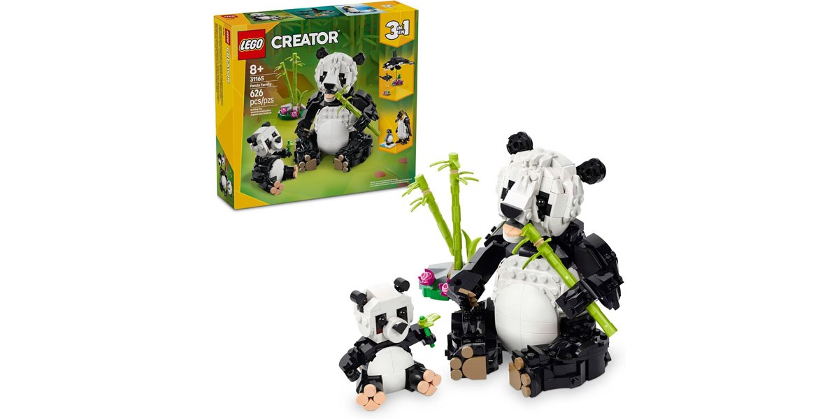 LEGO Creator 3 in 1 Wild Animals Panda Family
