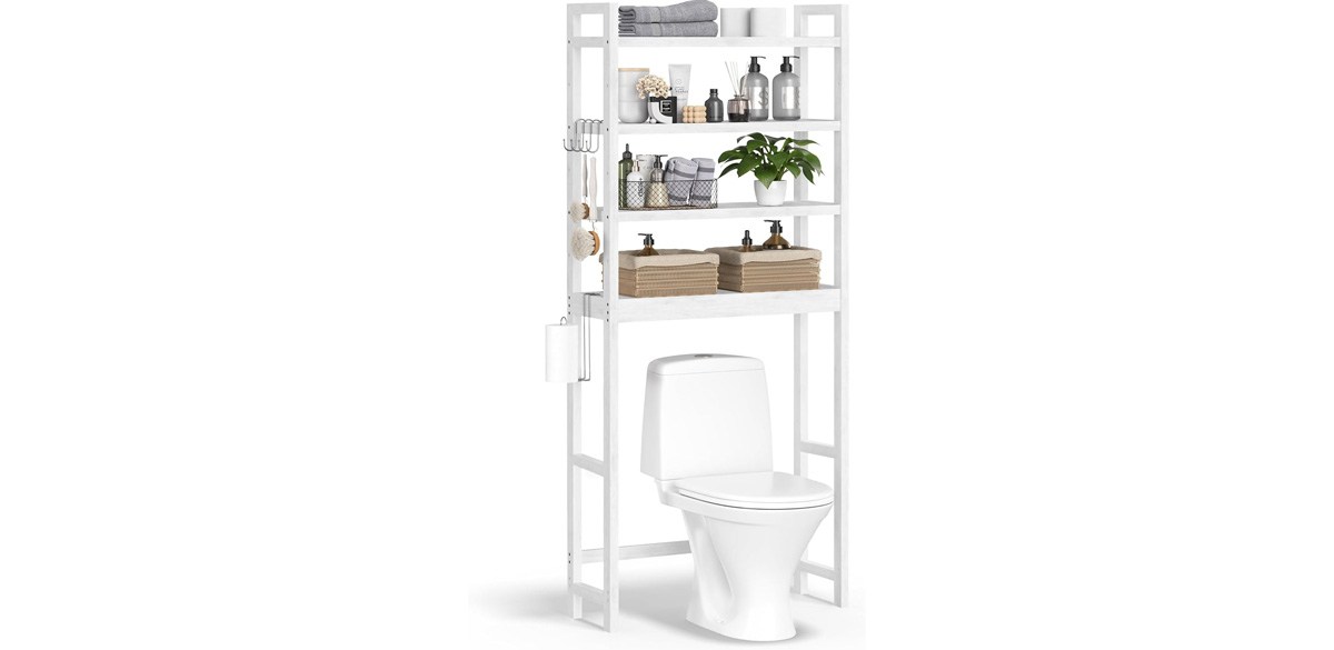 SONGMICS Over-the-Toilet Bathroom Organizer