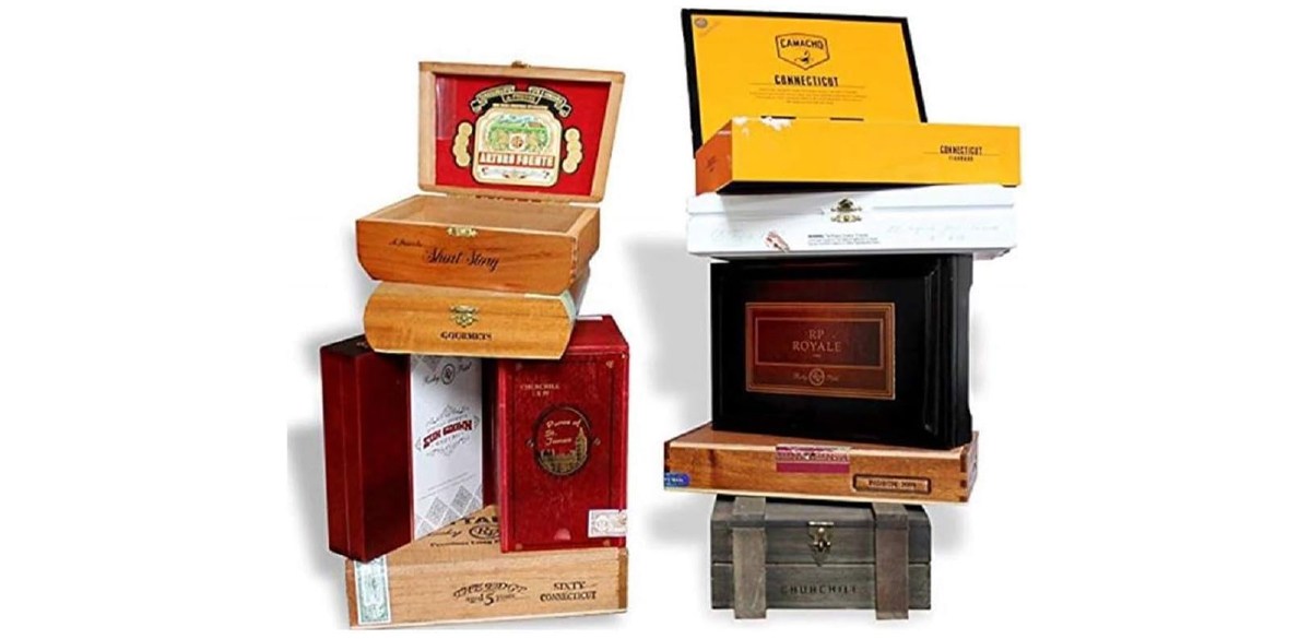 Wooden Empty Cigar Boxes