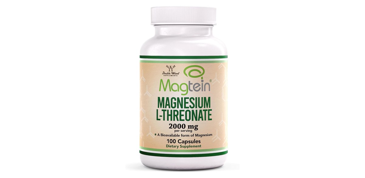 Double Wood Supplements Magnesium L Threonate Capsules 100-Count